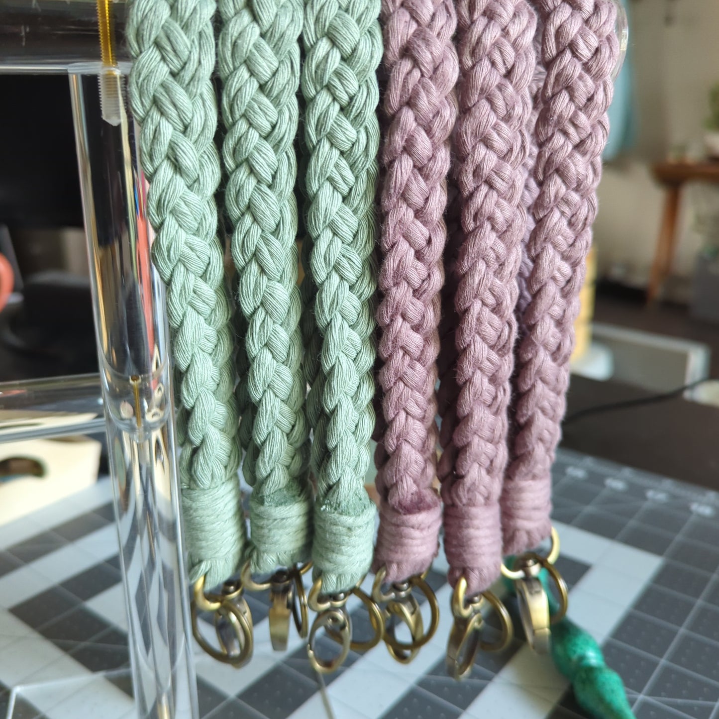 4 Strand Braided Wristlet