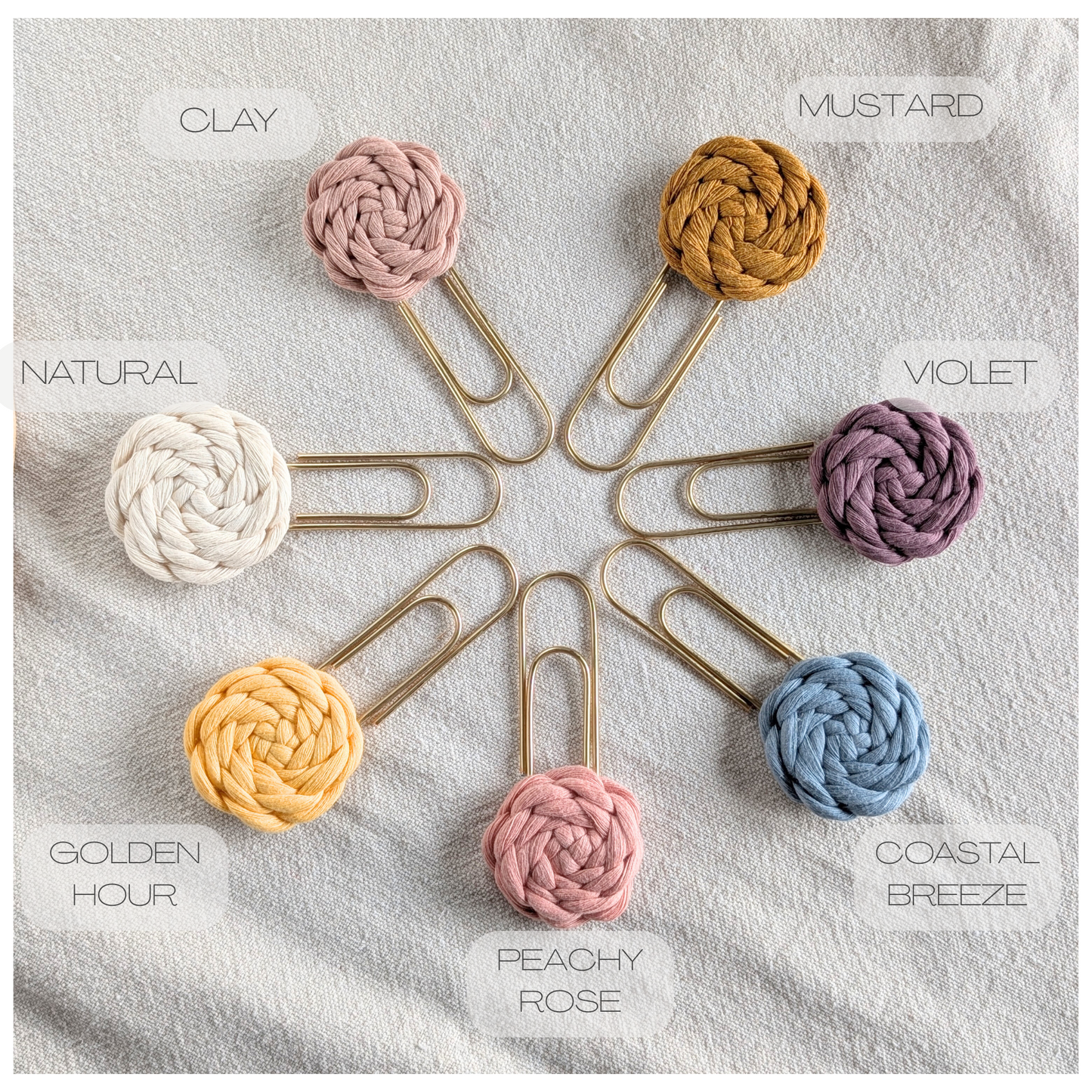 Handmade Macramé Bookmark – Boho Jumbo Paperclip Book Marker for Readers & Gift Giving