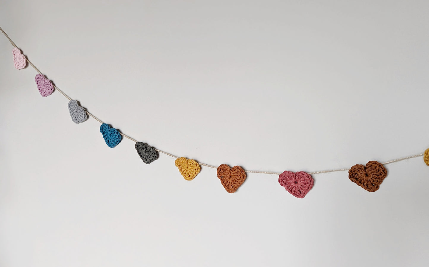 Rainbow Heart Garland