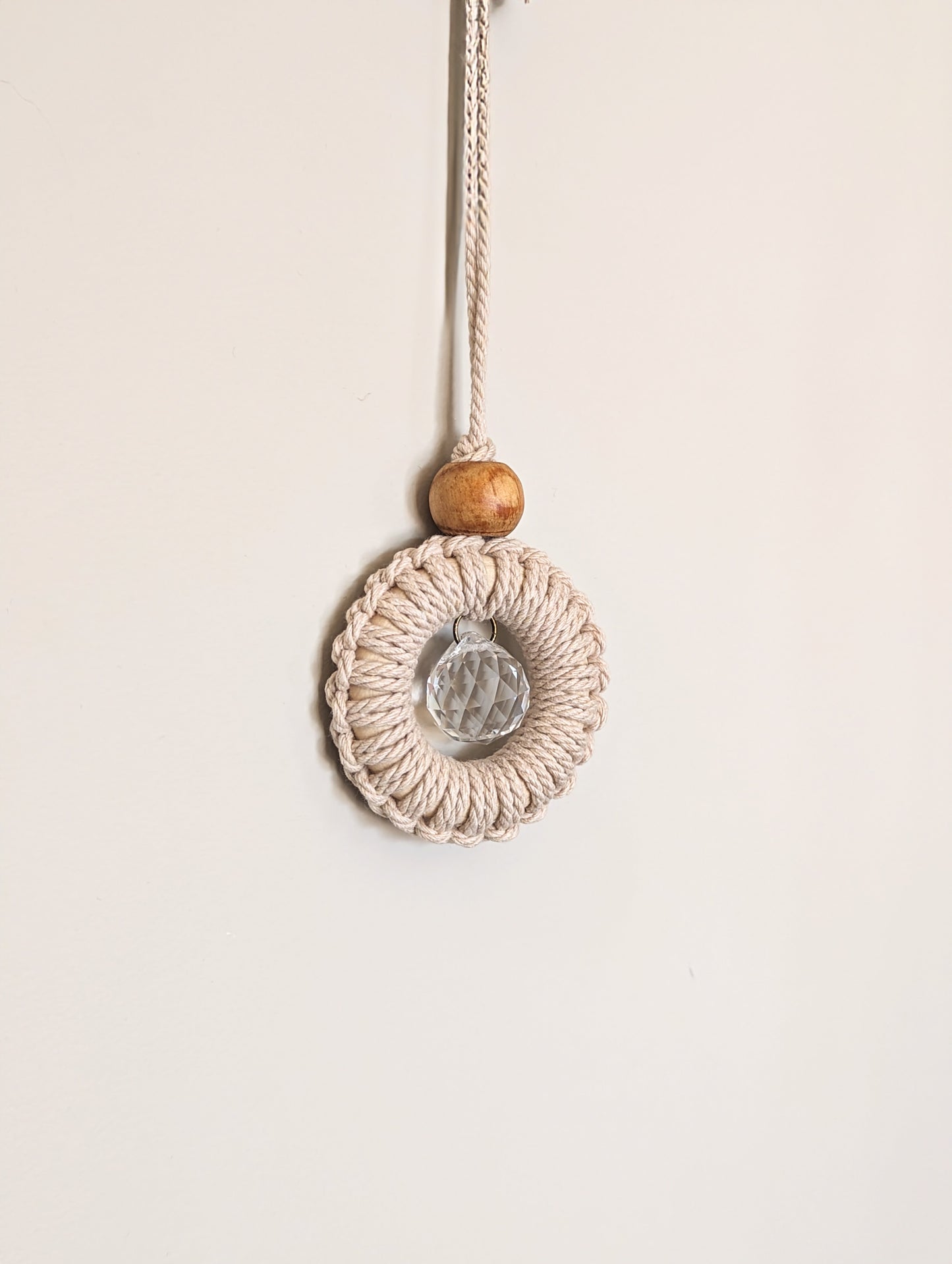 Macrame Sun Catcher Car Charm