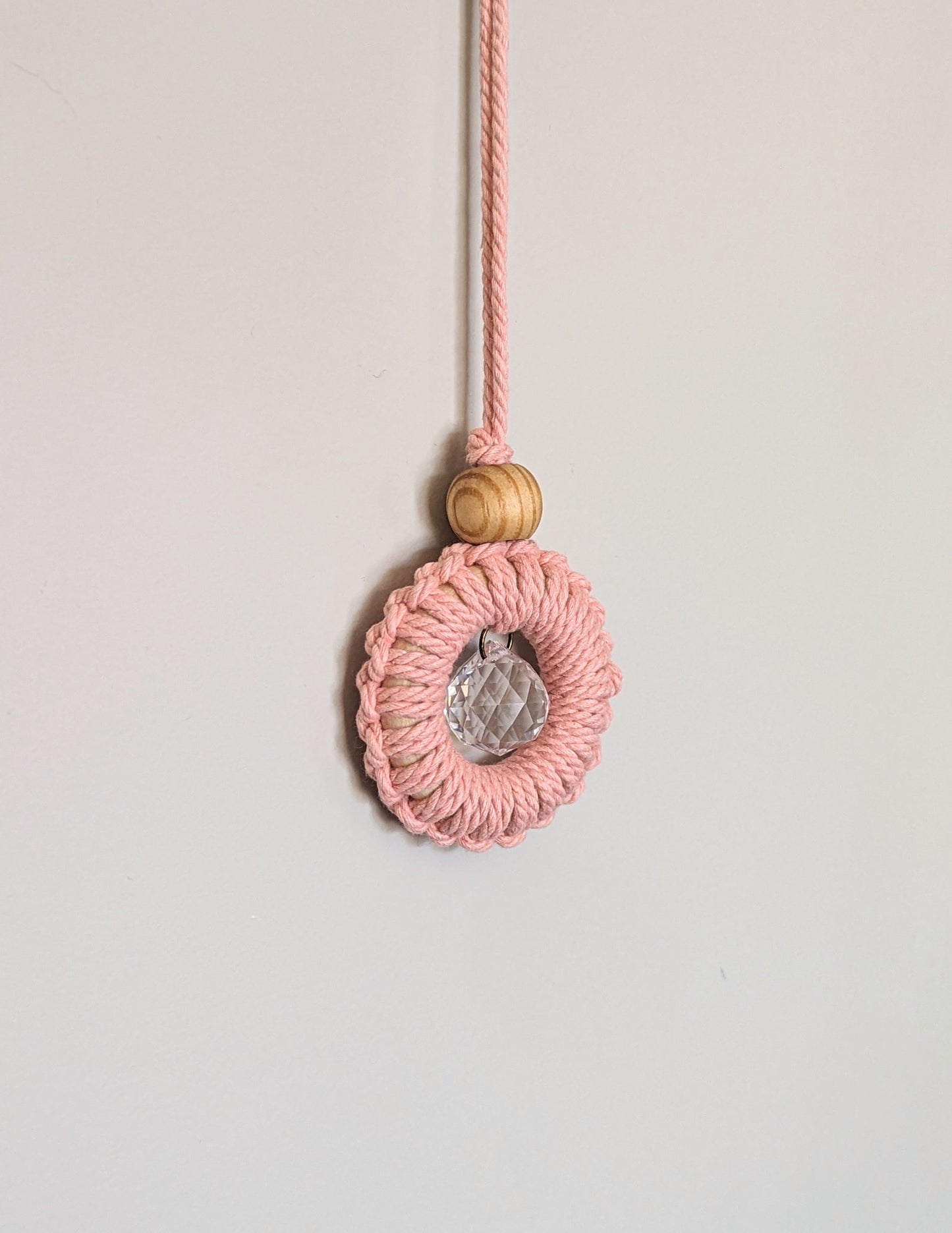 Macrame Sun Catcher Car Charm