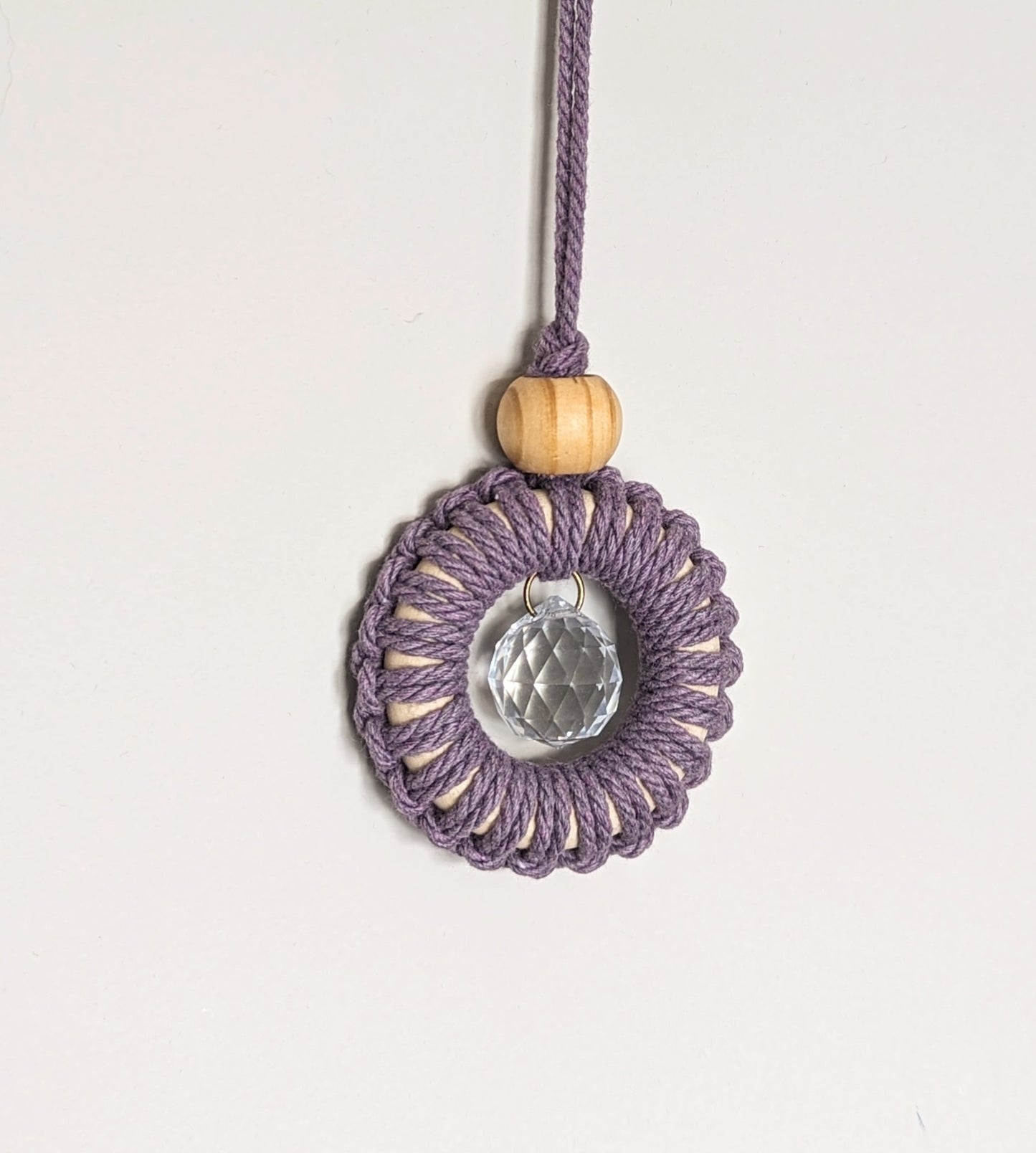 Macrame Sun Catcher Car Charm