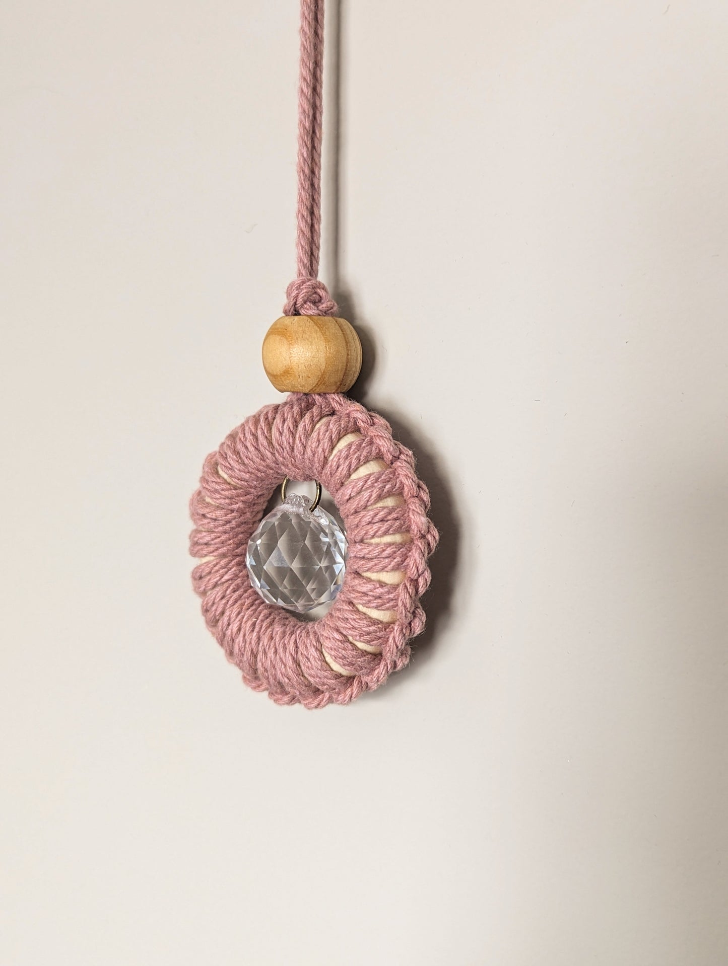 Macrame Sun Catcher Car Charm
