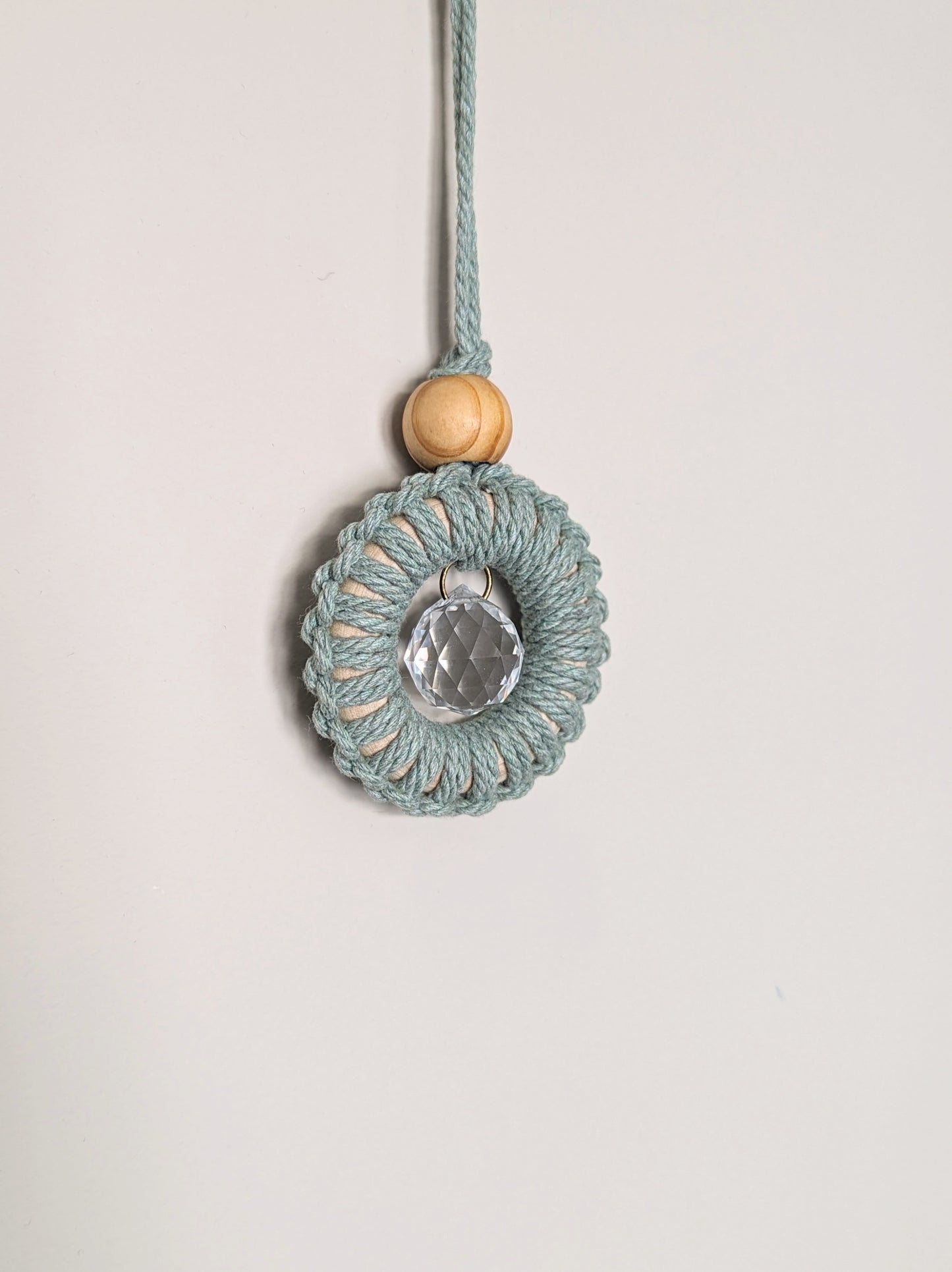 Macrame Sun Catcher Car Charm