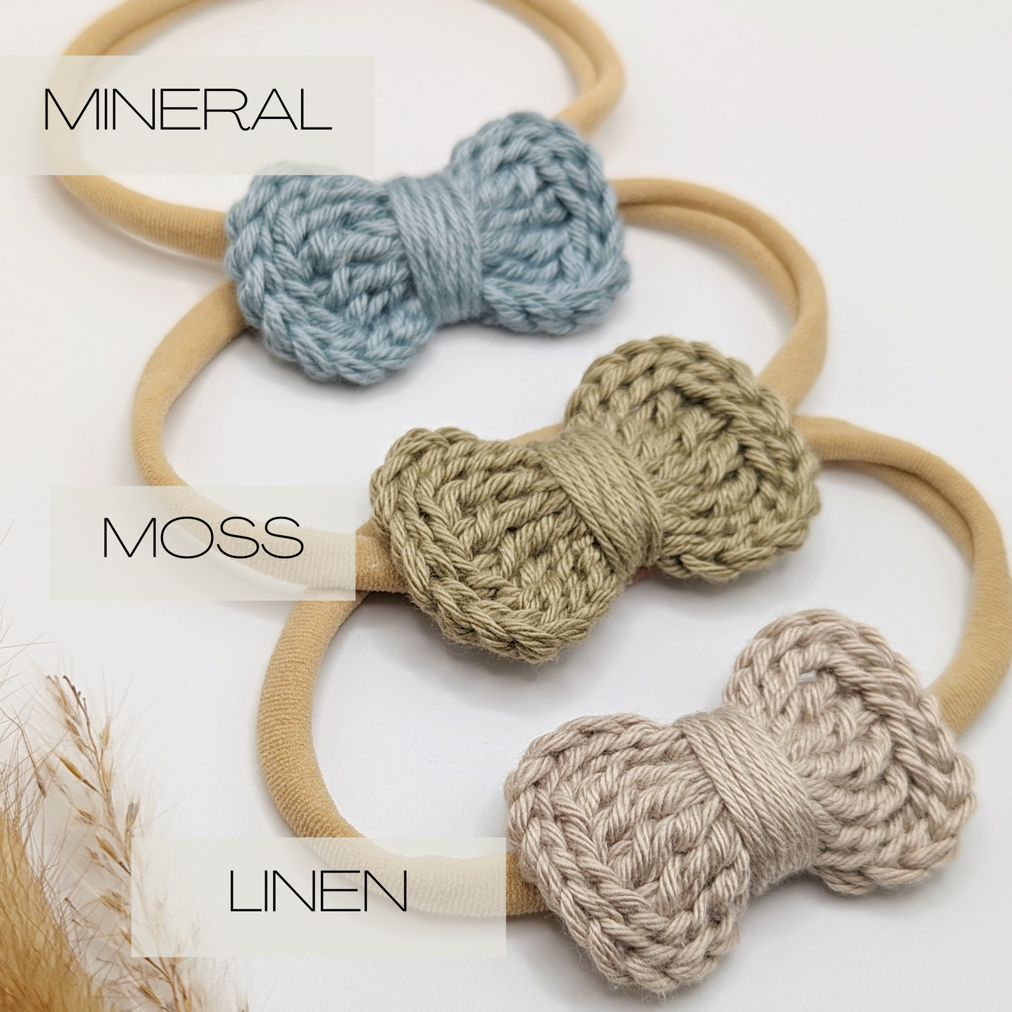 Boho Baby Headband - Mini Bow Headband