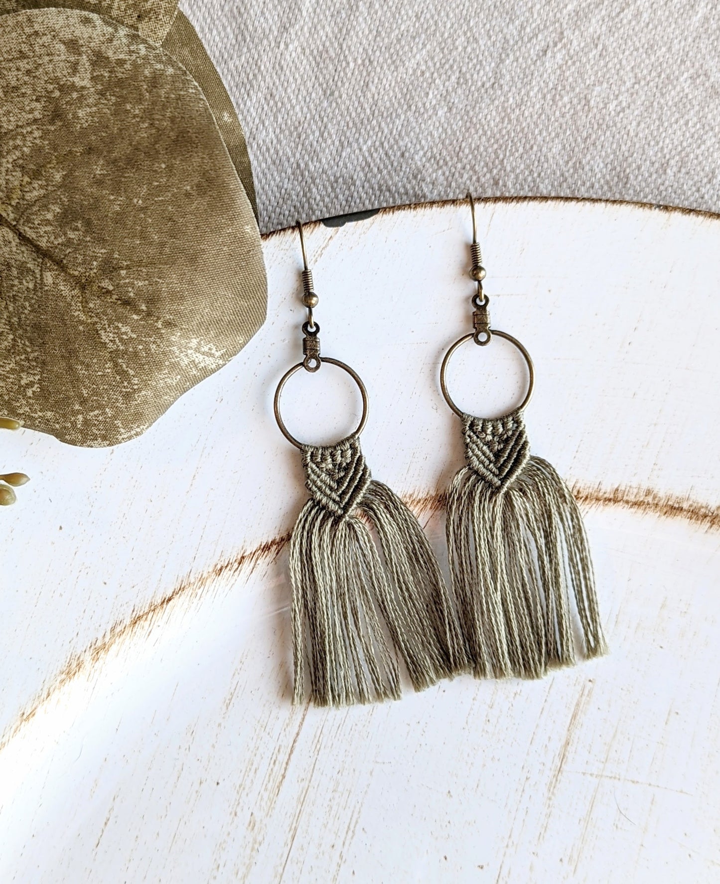 15MM Macrame Earrings