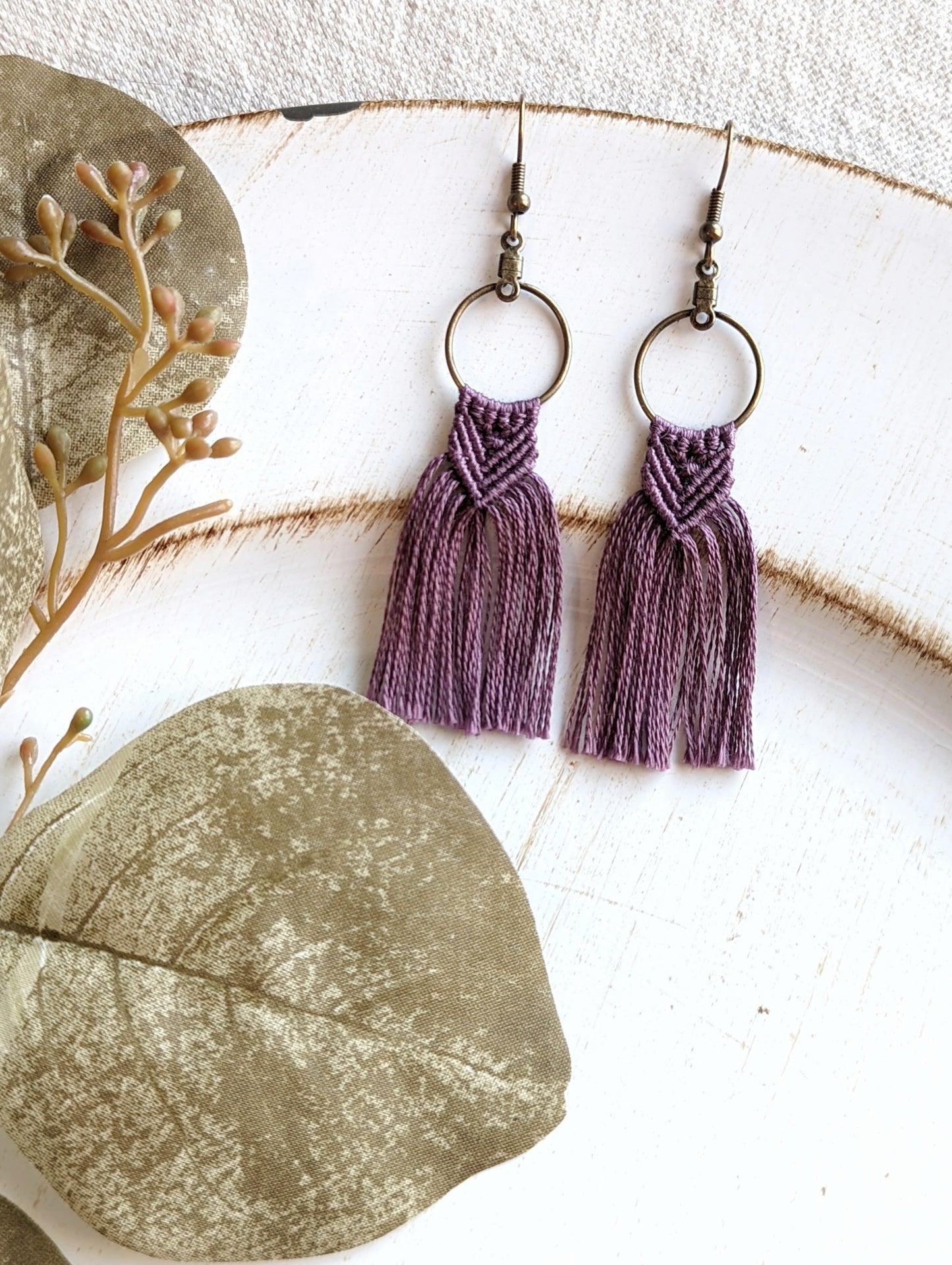 15MM Macrame Earrings