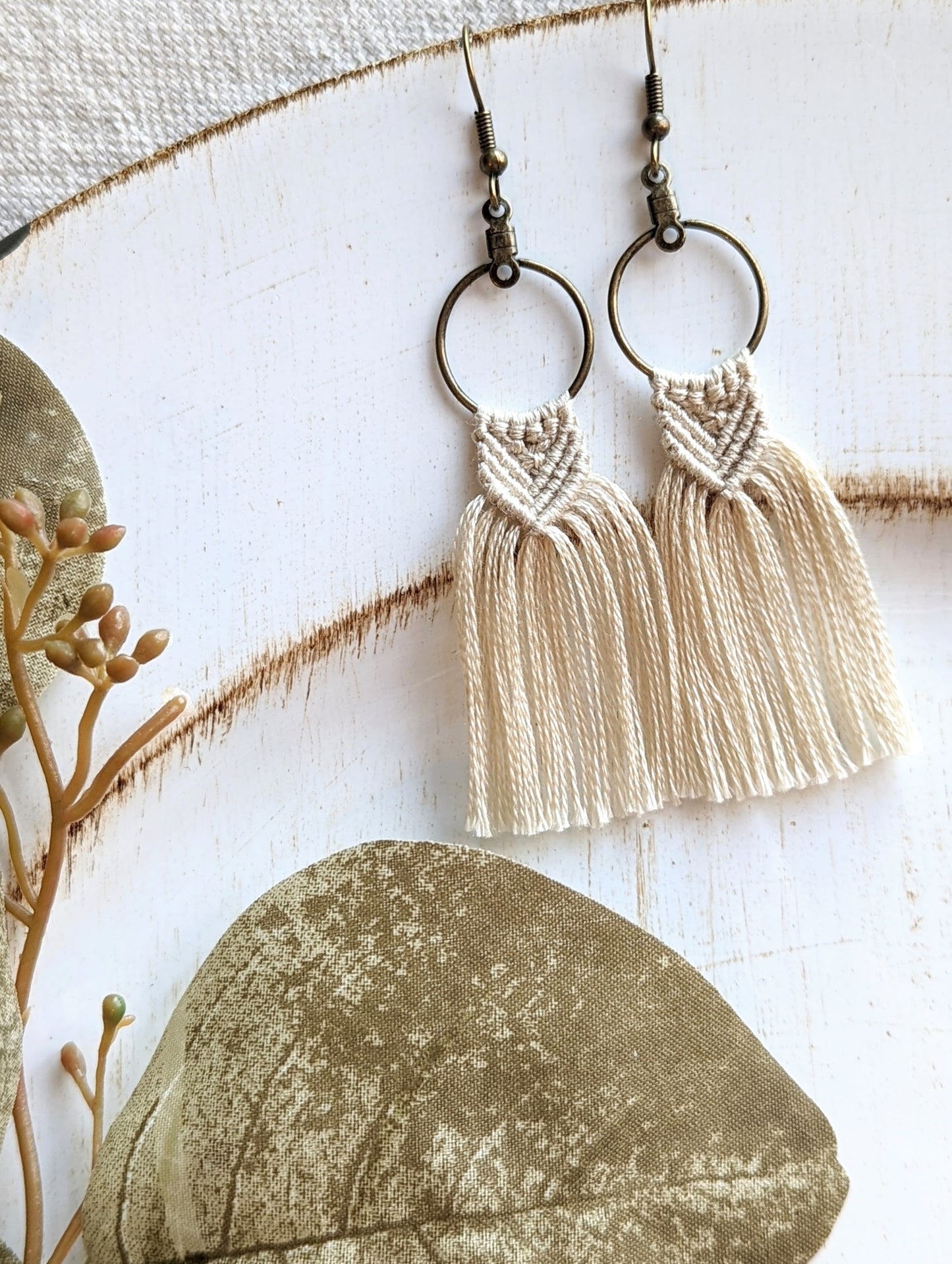15MM Macrame Earrings