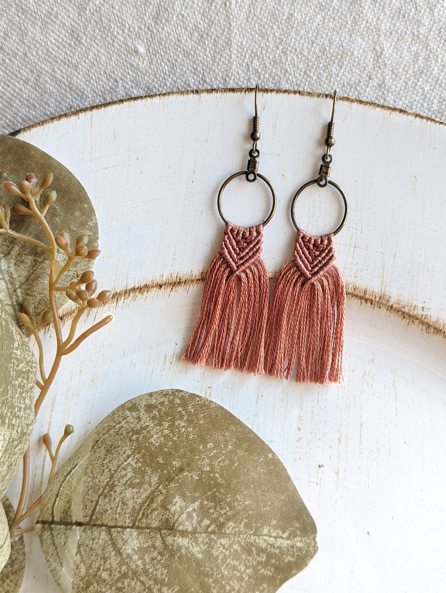 15MM Macrame Earrings