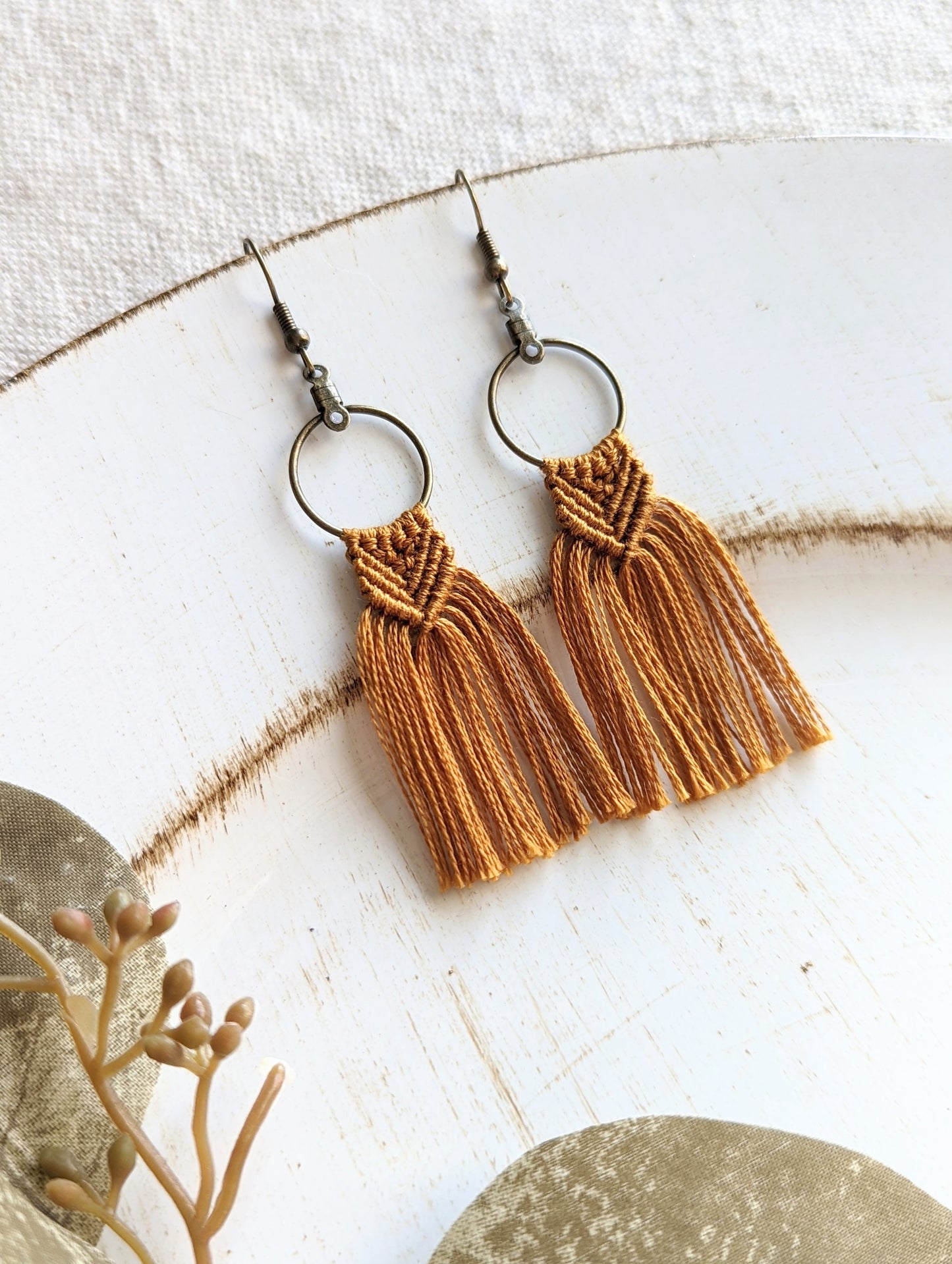 15MM Macrame Earrings