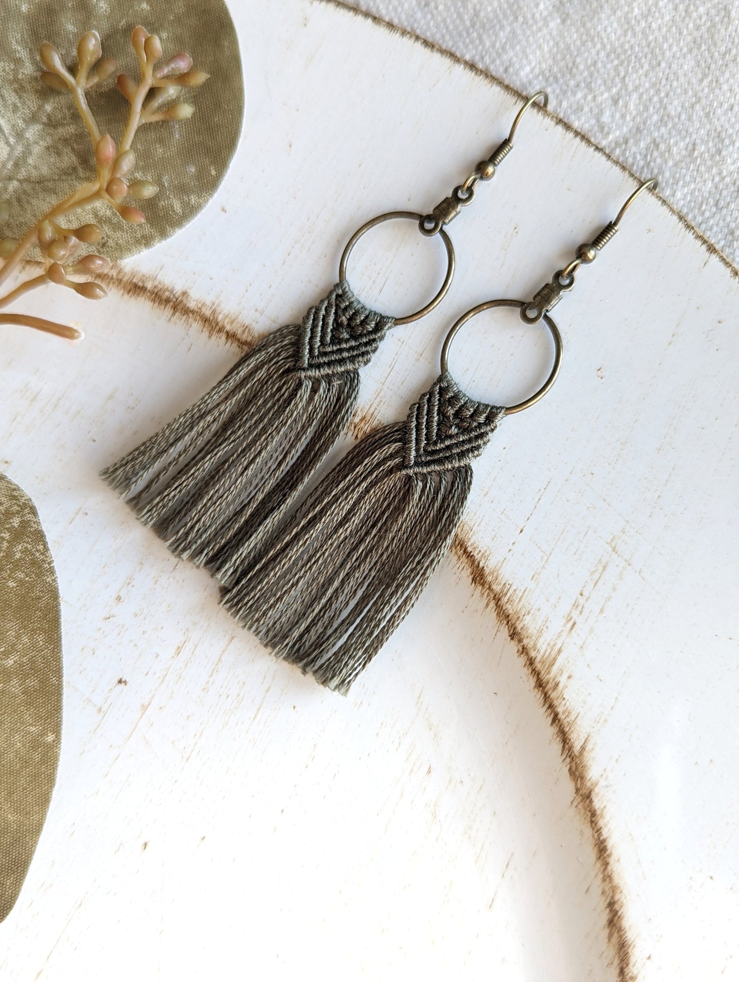 15MM Macrame Earrings