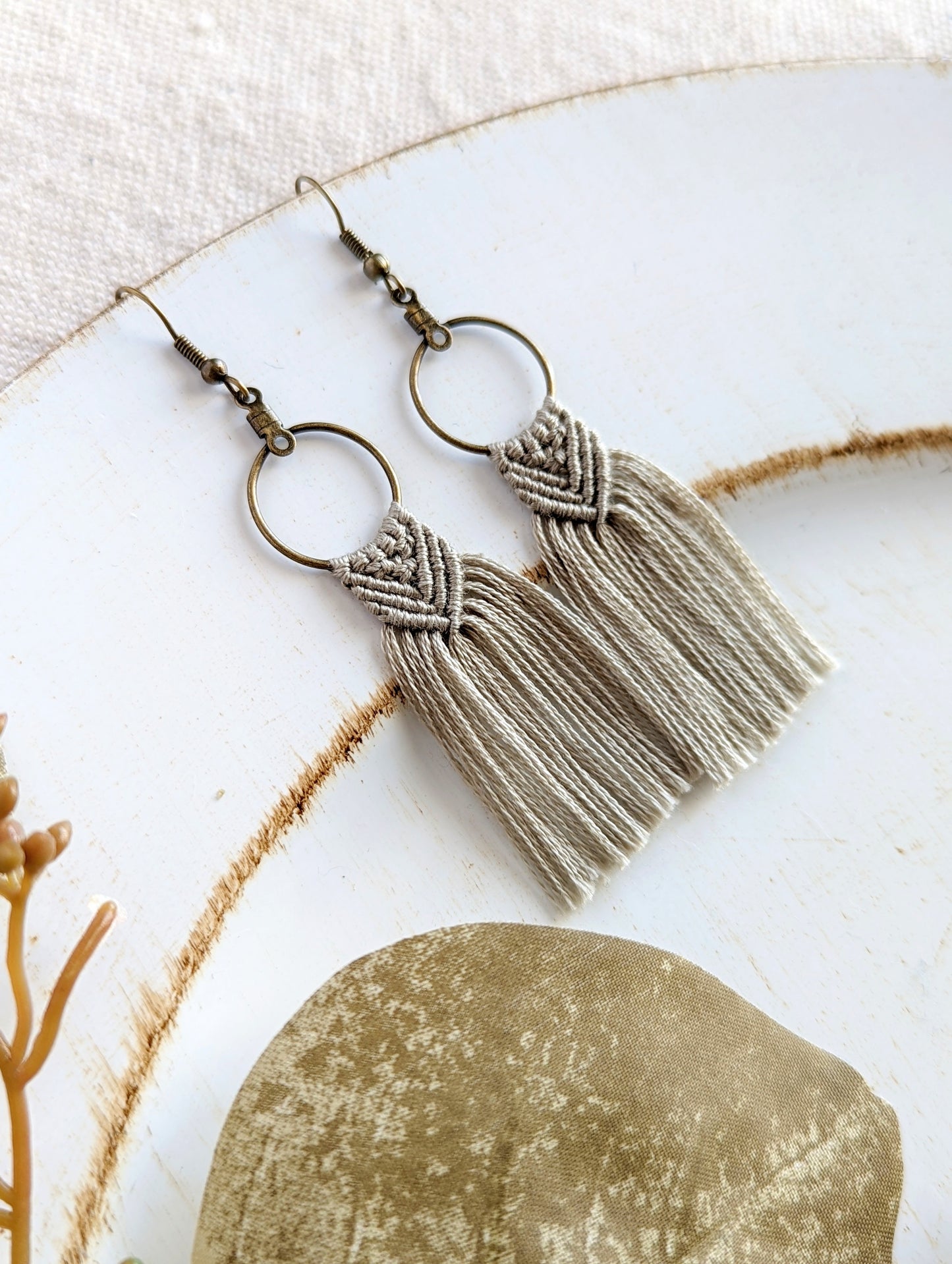 15MM Macrame Earrings
