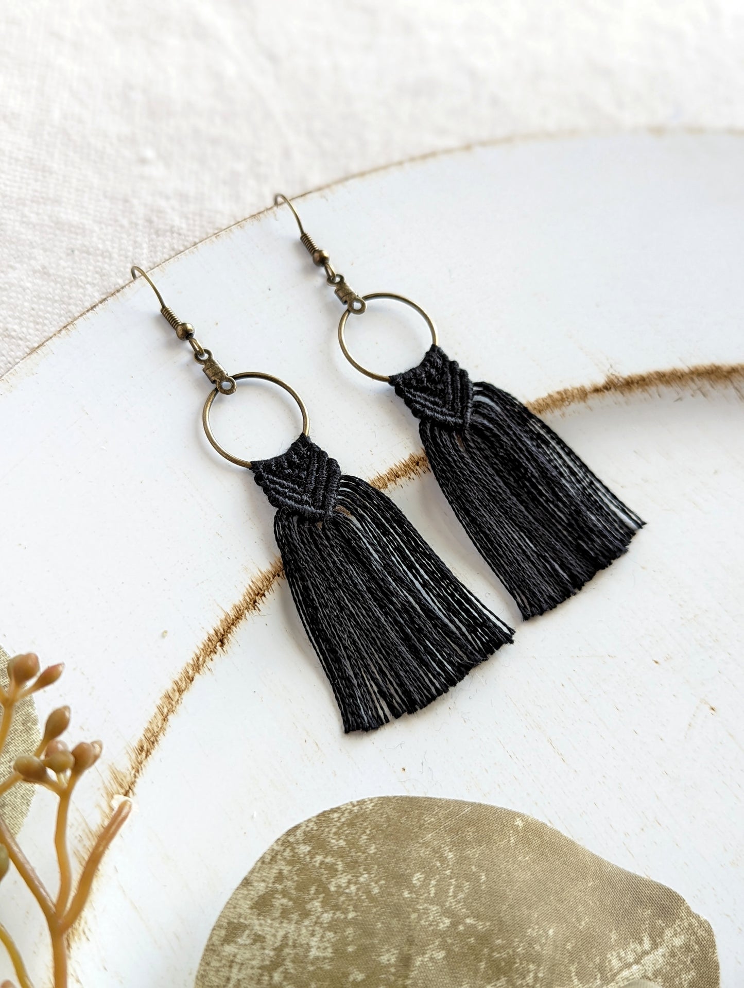 15MM Macrame Earrings