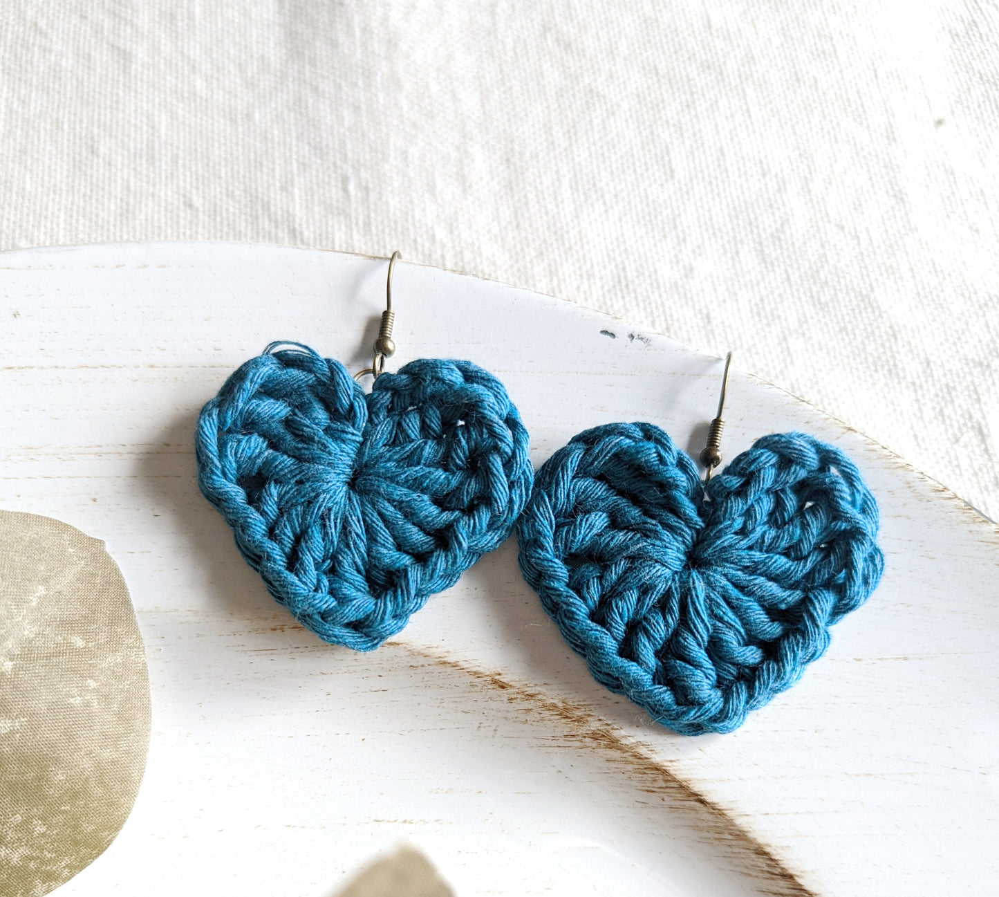 Heart Crochet Earrings