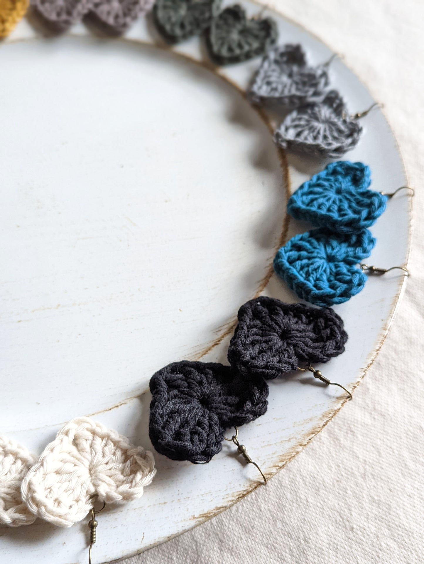 Heart Crochet Earrings