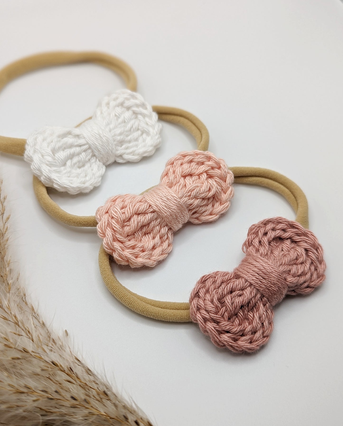 Boho Baby Headband - Mini Bow Headband