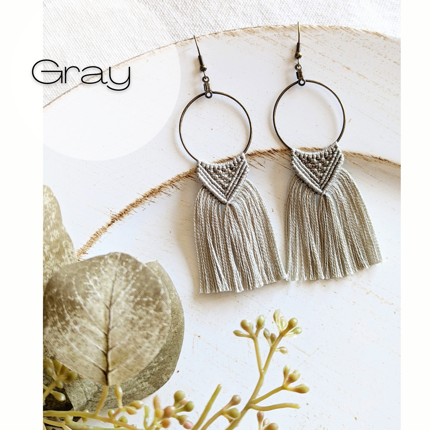 30MM Macrame Earrings