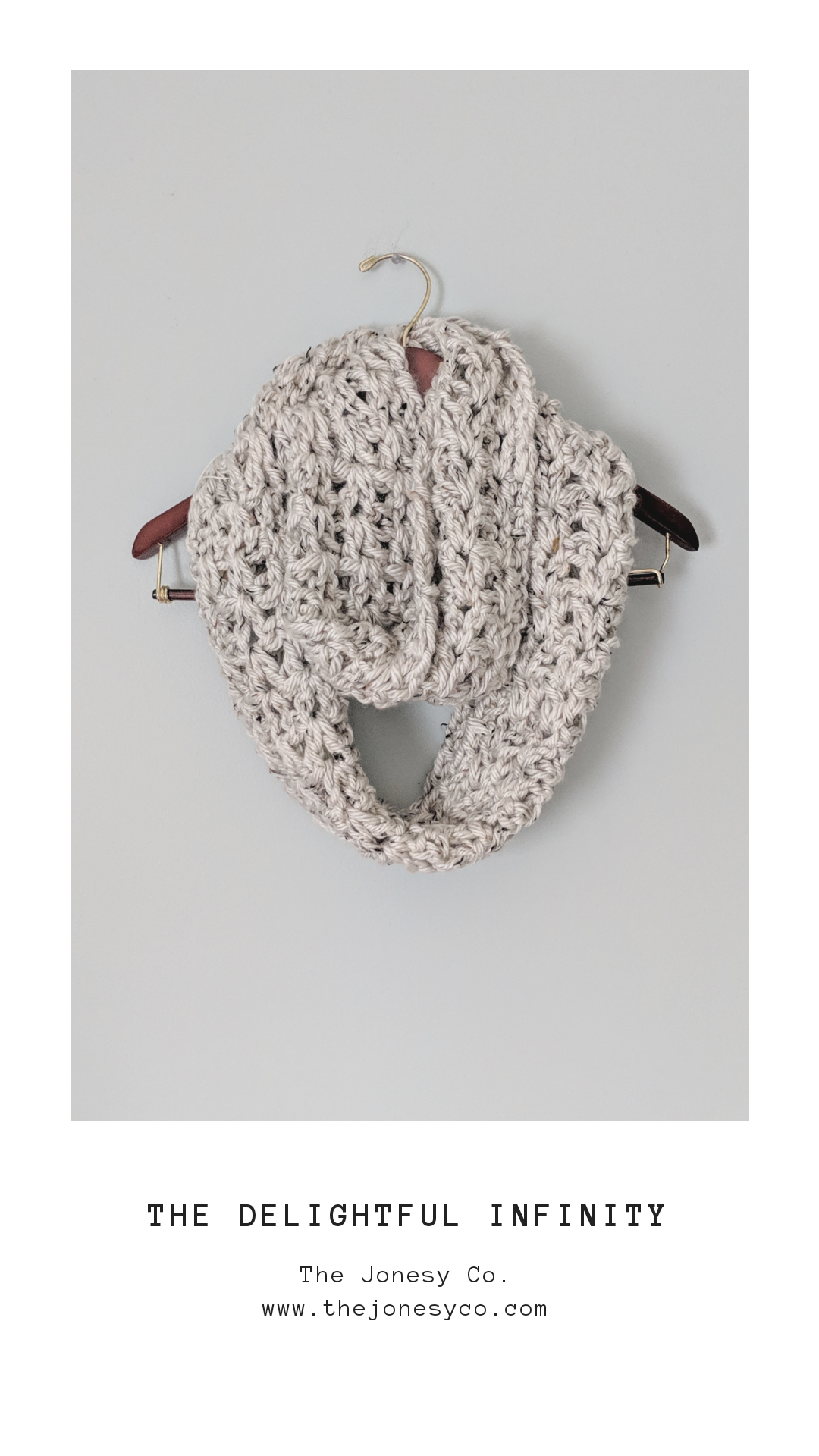 Crochet Infinity Scarf Pattern - Delightful Infinity