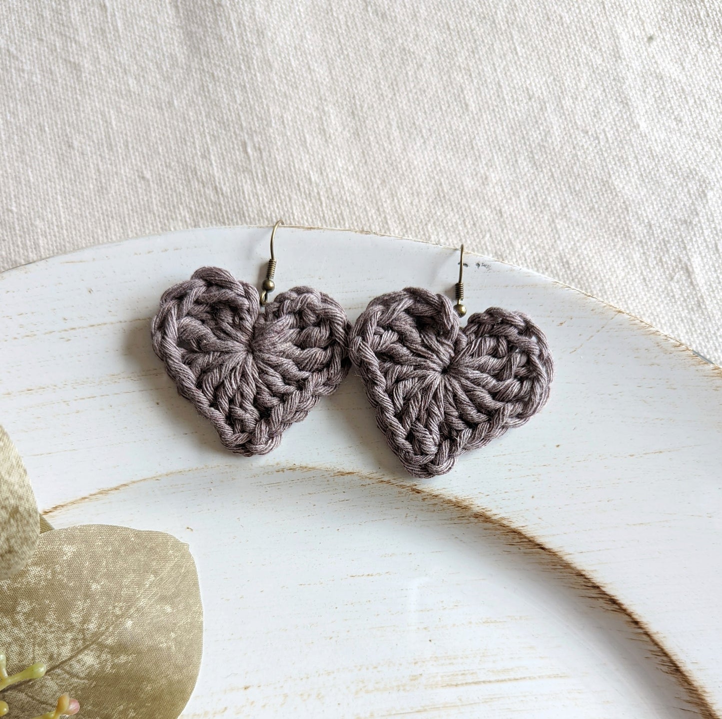 Heart Crochet Earrings