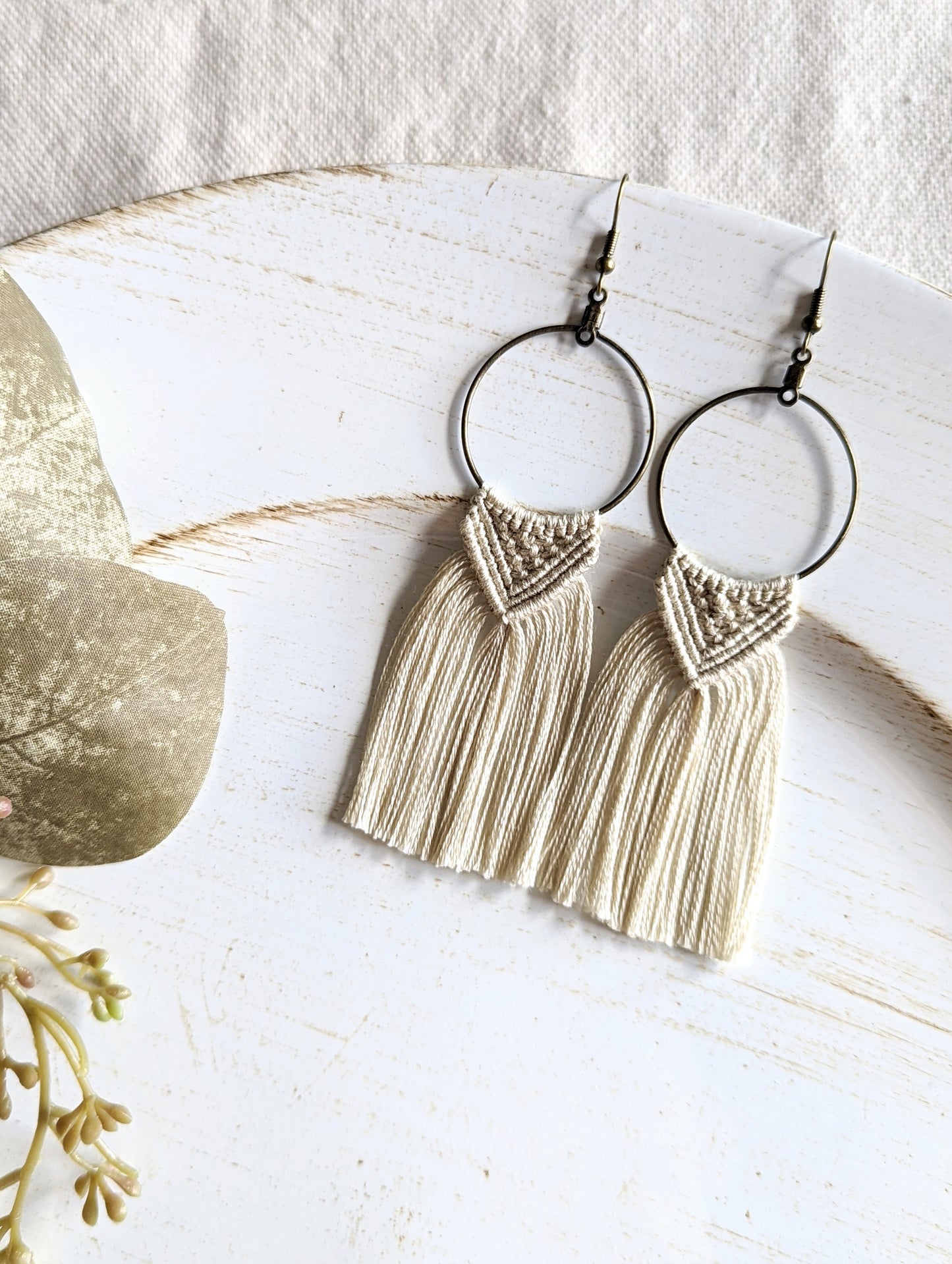 30MM Macrame Earrings